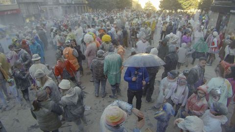 Gran ambiente en el domingo fareleiro de Xinzo de Limia