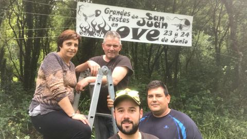 Imagen de archivo de la comisin de fiestas en el ao 2018