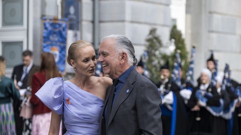 Llegada a la entrega de los Premios Princesa de Asturias 2025