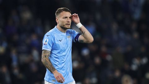 Ciro Inmobile, capitán de la Lazio, en una imagen de archivo