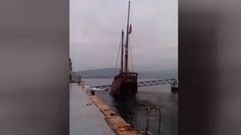 Carabela portuguesa que choc�