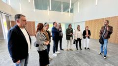 Paula Alvarellos estuvo presente en la visita que hizo el PP al nuevo auditorio de Magoi