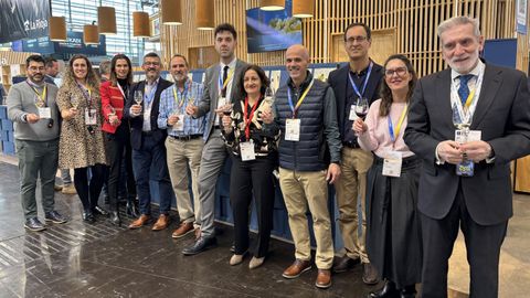 Diez directores y t�cnicos de los cinco consellos reguladores promocionan los vinos gallegos en el espacio de Medio Rural en Prowine