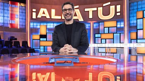 El presentador Juanra Bonet, en el plat� de ��All� t�!�