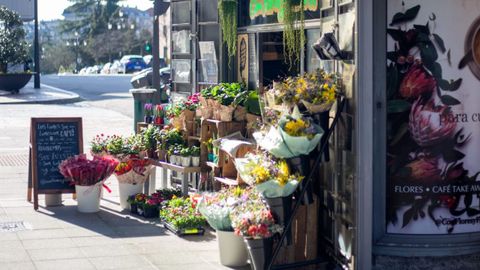 As� luce el quiosco Con Flores y Floreros, que da luz y color a la calle Calvo Sotelo
