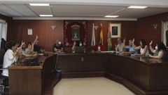 Imagen de archivo de un pleno en Cee