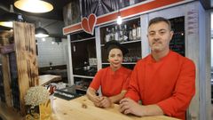 Enid� Ribeiro da Silva y Jos� Antonio Garc�a Regueiro abrieron el restaurante en le puerto mugard�s, en 2016