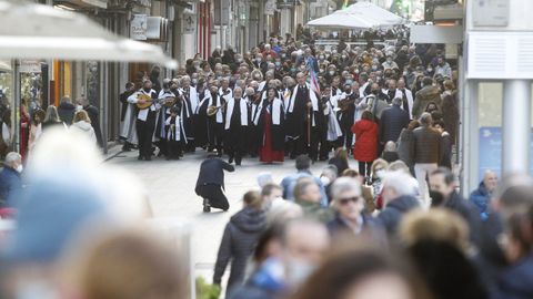 Las Pepitas llenaron el centro de Ferrol