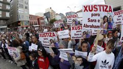 Familiares y amigos realizaron concentraciones pidiendo justicia para Sara y Abraham.