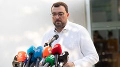 El Presidente del Principado de Asturias, Secretario general de la FSA-PSOE, Adri�n Barb�n