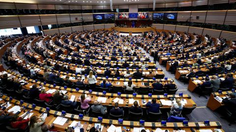 Sesi�n plenaria del Parlamento Europeo en Bruselas, en una imagen de archivo del pasado marzo.