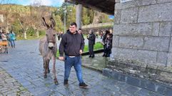 Bendici�n de animales en la iglesia de Sillobre en Fene