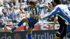 Lassad chuta a puerta en la acci�n del gol del triunfo frente al Valladolid en el 2009
