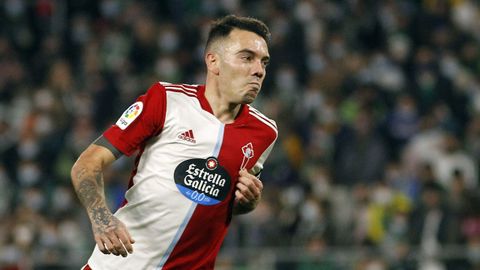 Betis-Celta (0-2) el 2 de enero del 2022.