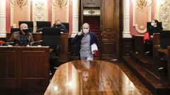 J�come, a su llegada a la reuni�n de la junta de portavoces celebrada este viernes