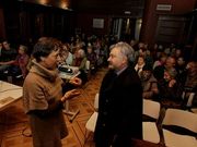 La historiadora Ana Goy fue presentada por Sen�n.