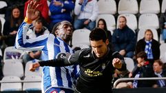 Vicente G�mez, en un partido contra el D�por en el 2014