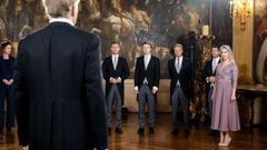 Femke Wiersma, ministra de Agricultura de Pa�ses Bajos, durante la toma de posesi�n del nuevo gabinete