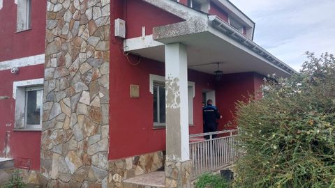Casa donde fueron encontrados muertos los dos hermanos en Ribadeo