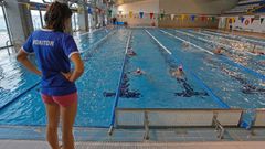 Imagen de archivo de la piscina climatizada del Club del Mar de San Amaro