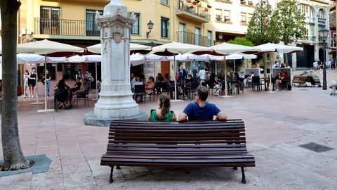 El centro de Oviedo.