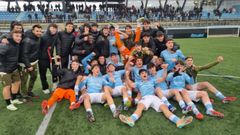 El Celta Juvenil A, con Izan Server.