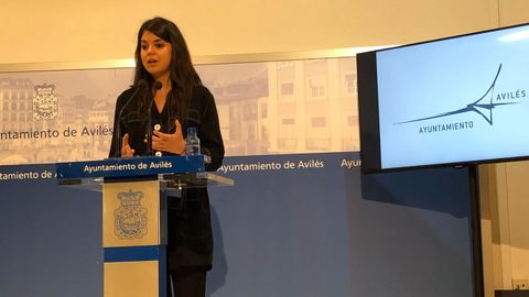 La concejala de Comercio y Turismo de Avil�s, Raquel Ruiz