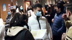 Los pasillos de la facultad esta ma�ana