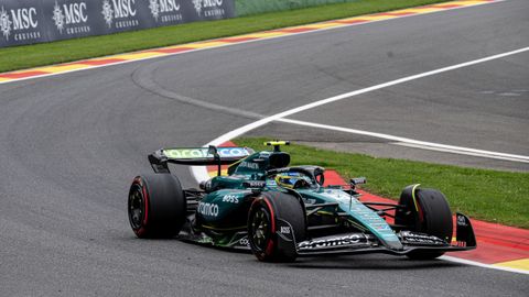 Clasificaci�n del GP de B�lgica F1 2024.Fernando Alonso en la clasificaci�n del GP de B�lgica F1 2024