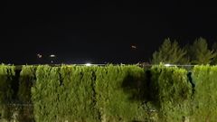 Incendio en La Mostayal (Morc�n), apreciado desde la falda del Naranco