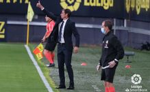 Ziganda Cadiz Real Oviedo Carranza.Jos� �ngel Ziganda, durante el encuentro ante el C�diz