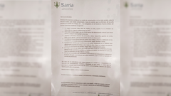 El documento que el Concello le ha mandado firmar a los trabajadores de la residencia de Sarria