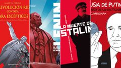 C�mics dedicados a la Revoluci�n Rusa, y a personajes como Lenin, Stalin o Putin
