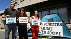 El Concello ofrece ayudas para el alquiler a las familias en huelga de hambre