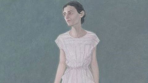 Detalle de �Bea de pie�, obra de Juan Fern�ndez �lava