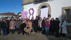 Fotograf�a de archivo de una concentraci�n en Sober organizada por el Ayuntamiento por el d�a contra la violencia machista 