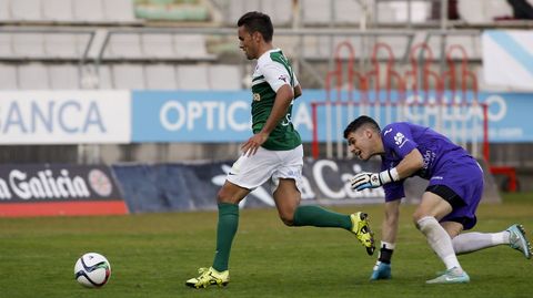 Pablo Rey meti� el 1-0 ante el Pontevedra