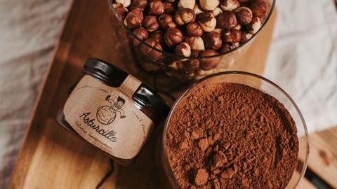 Asturcilla, nocilla de producci�n ecol�gica de la cooperativa Kikiricoop de Cabranes