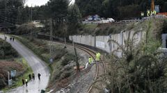 Desde hace casi dos meses en la N-642 se circula con limitaciones