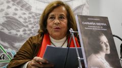 Aurora Marco na presentacin doutra obra que publicou anteriormente