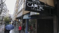 El pub The Capital, situado en la calle Alfredo Bra�as del Ensanche de Santiago