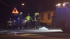 En Malpica se produjo este martes el �ltimo accidente de tr�fico en Galicia. Muri� una mujer atropellada por un turismo