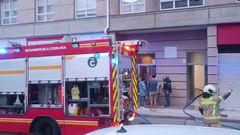 Sofocan un incendio en los trasteros de un edificio de la Sagrada Familia