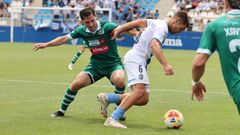 El Coruxo se qued� en inferioridad al poco de adelantarse ante el Atl�tico Baleares.