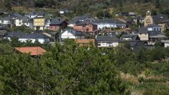 Vista general de Larouco. 