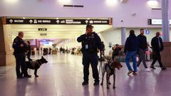 Dispositivo de seguridad dentro del aeropuerto 
