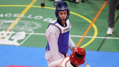 El taekuondista del Club N�mero Phi, Roi Fraga, que acaba de ser convocado para el mundial j�nior