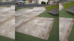 En O Salti�o robaron c�sped artificial hasta en dos ocasiones