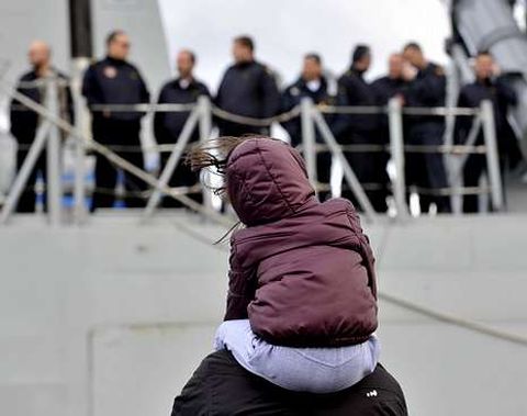 La F-105 zarp� el pasado lunes de la base de A Gra�a.