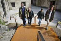 Los integrantes del gobierno local explicaron sus proyectos para el parque. 